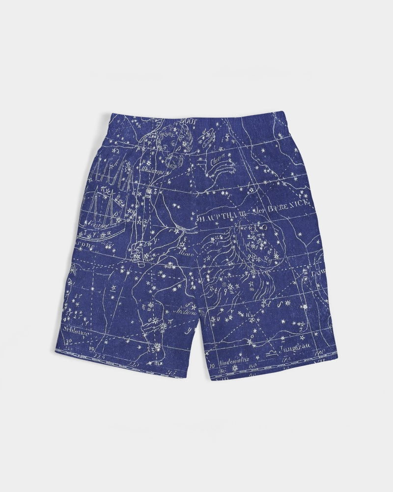 stars map blue Boy's Swim Trunk DromedarShop.com Online Boutique