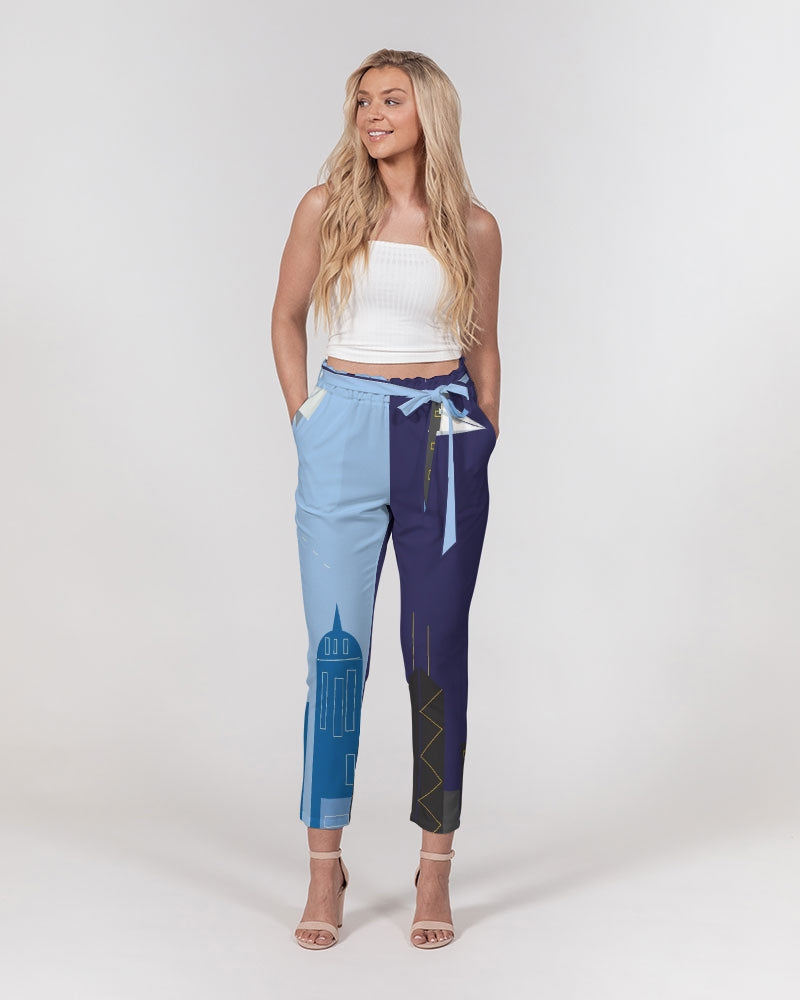 Day To Night Women's Belted Tapered Pants DromedarShop.com Online Boutique
