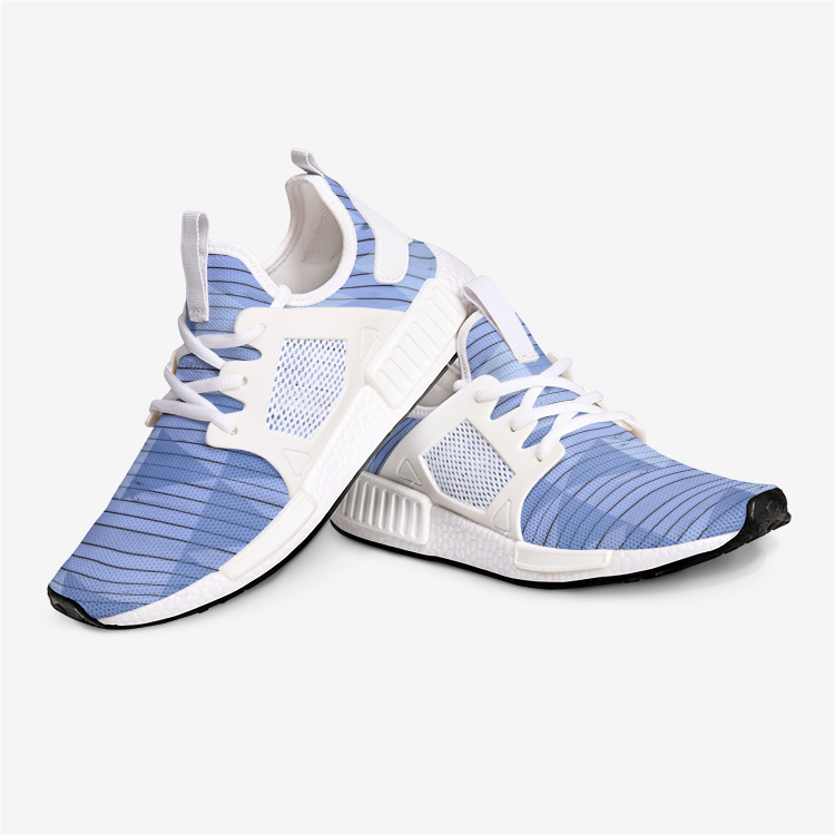 Aztec Blue pattern Unisex Lightweight Sneaker DromedarShop.com Online Boutique