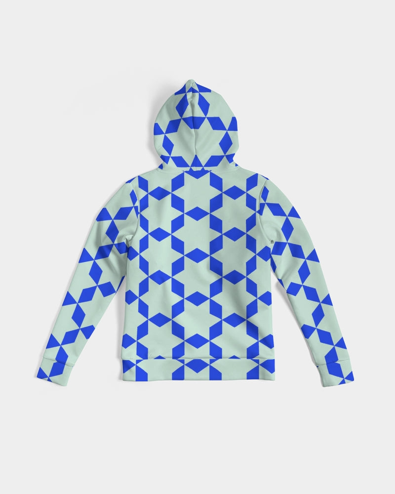 The Miracle of the East Blue Arabic-pattern Women's Hoodie DromedarShop.com Online Boutique
