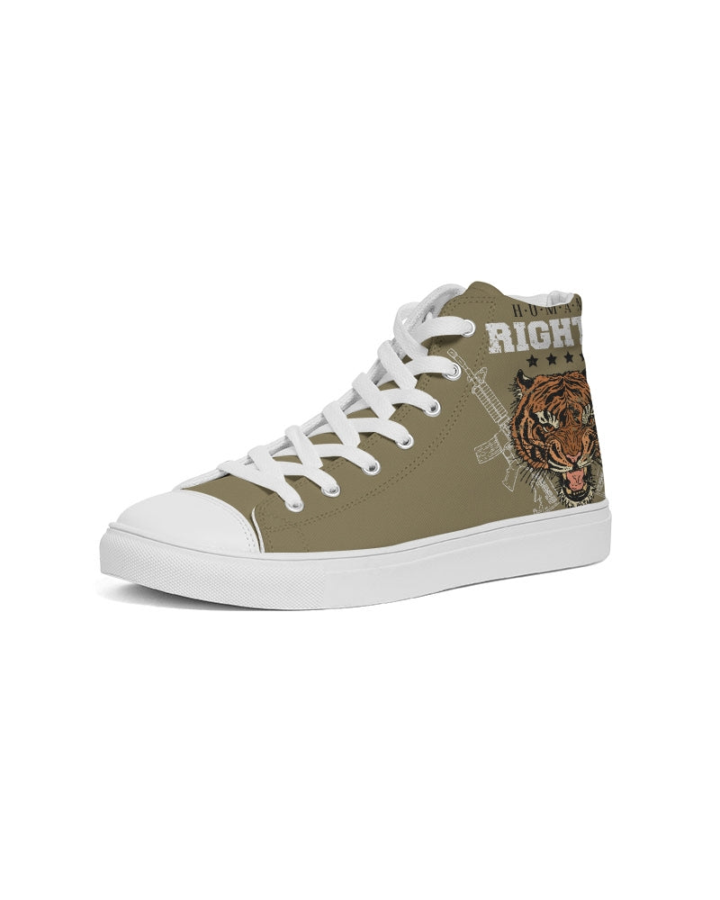 Wolf Men's Hightop Canvas Shoe DromedarShop.com Online Boutique