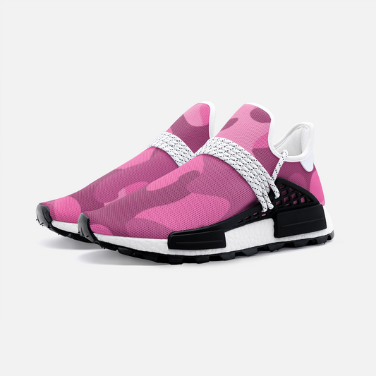 Pink Puzzle Camouflage Unisex Lightweight Sneaker S-1 Boost DromedarShop.com Online Boutique