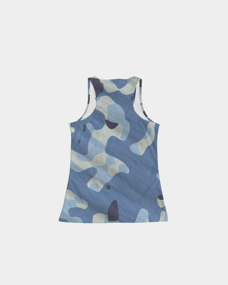 Blue Maniac Camouflage Women's Tank DromedarShop.com Online Boutique