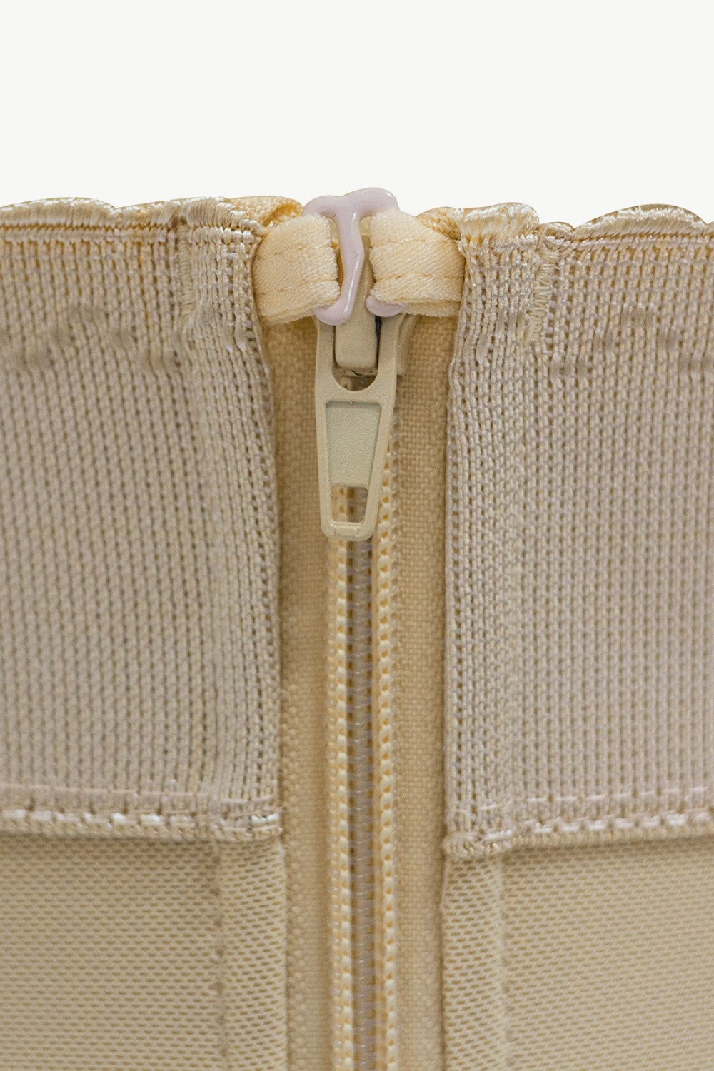 Full Size Zip Up Under-Bust Shaping Bodysuit - DromedarShop.com Online Boutique