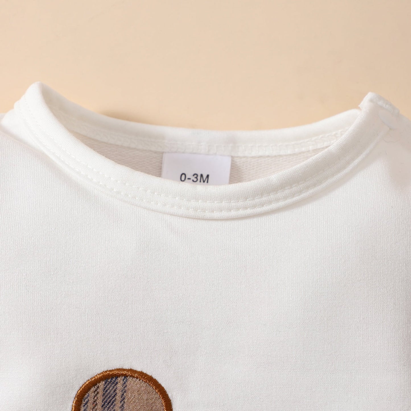 Baby MINI BOSS Bear Graphic Short Sleeve Jumpsuit - DromedarShop.com Online Boutique