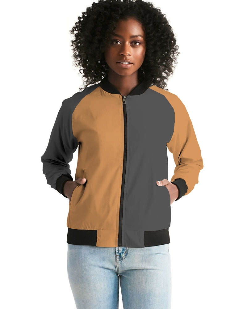 Collision Women's Bomber Jacket DromedarShop.com Online Boutique