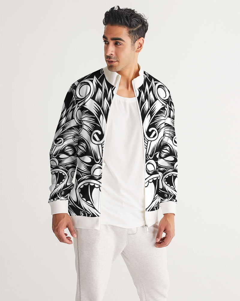 Maori Mask Collection Men's Track Jacket DromedarShop.com Online Boutique