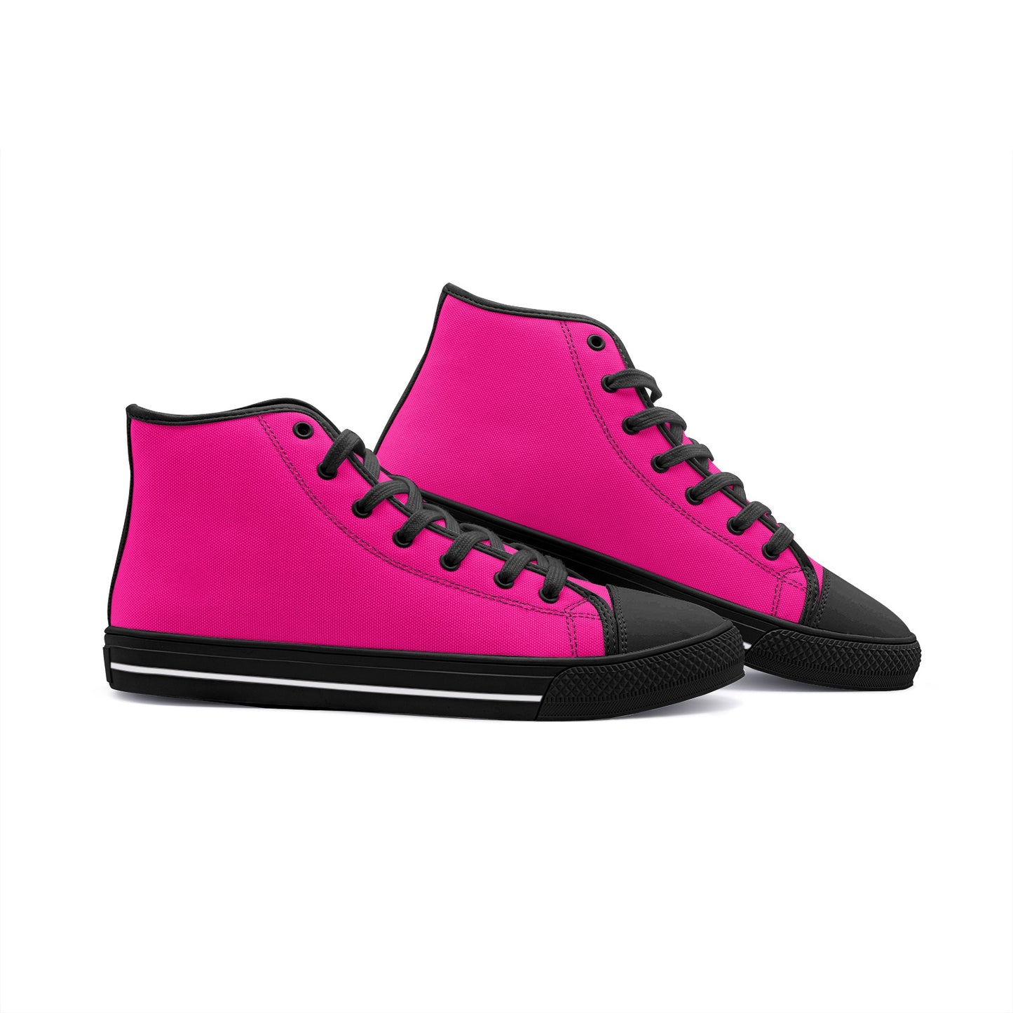 Pinky Unisex High-Top Canvas Shoes DromedarShop.com Online Boutique