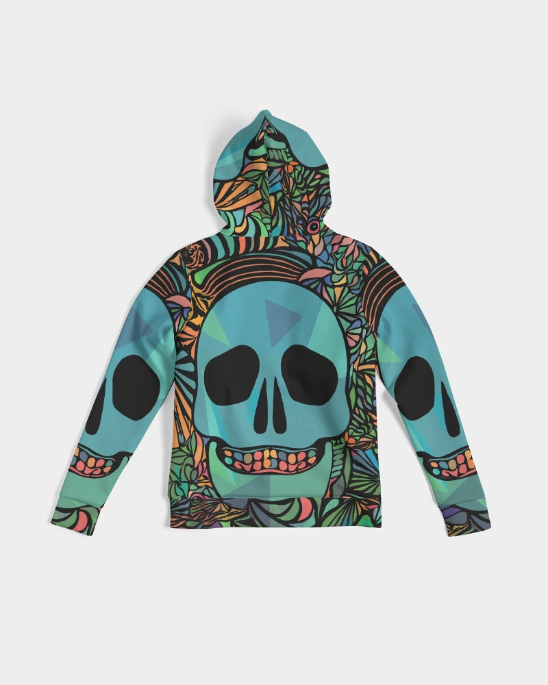 Aztec-Inka Collection Mexican Colorful Skull Women's Hoodie DromedarShop.com Online Boutique