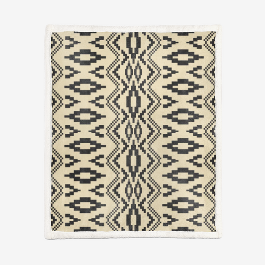 Native American Pattern Double-Sided Super Soft Plush Blanket DromedarShop.com Online Boutique