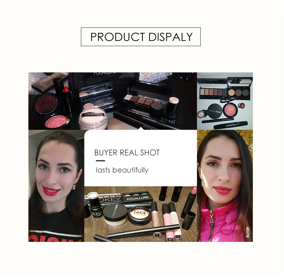 Makup Tool 8 Pcs/Set with Makeup Bag Cosmetic Kit DromedarShop.com Online Boutique