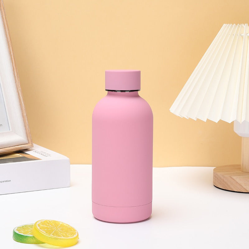 350/500/750ML Double-Wall Stainless Steel Leak-proof Thermal Vacuum Flask Insulated Water Bottle Sports Coffee Straight Body