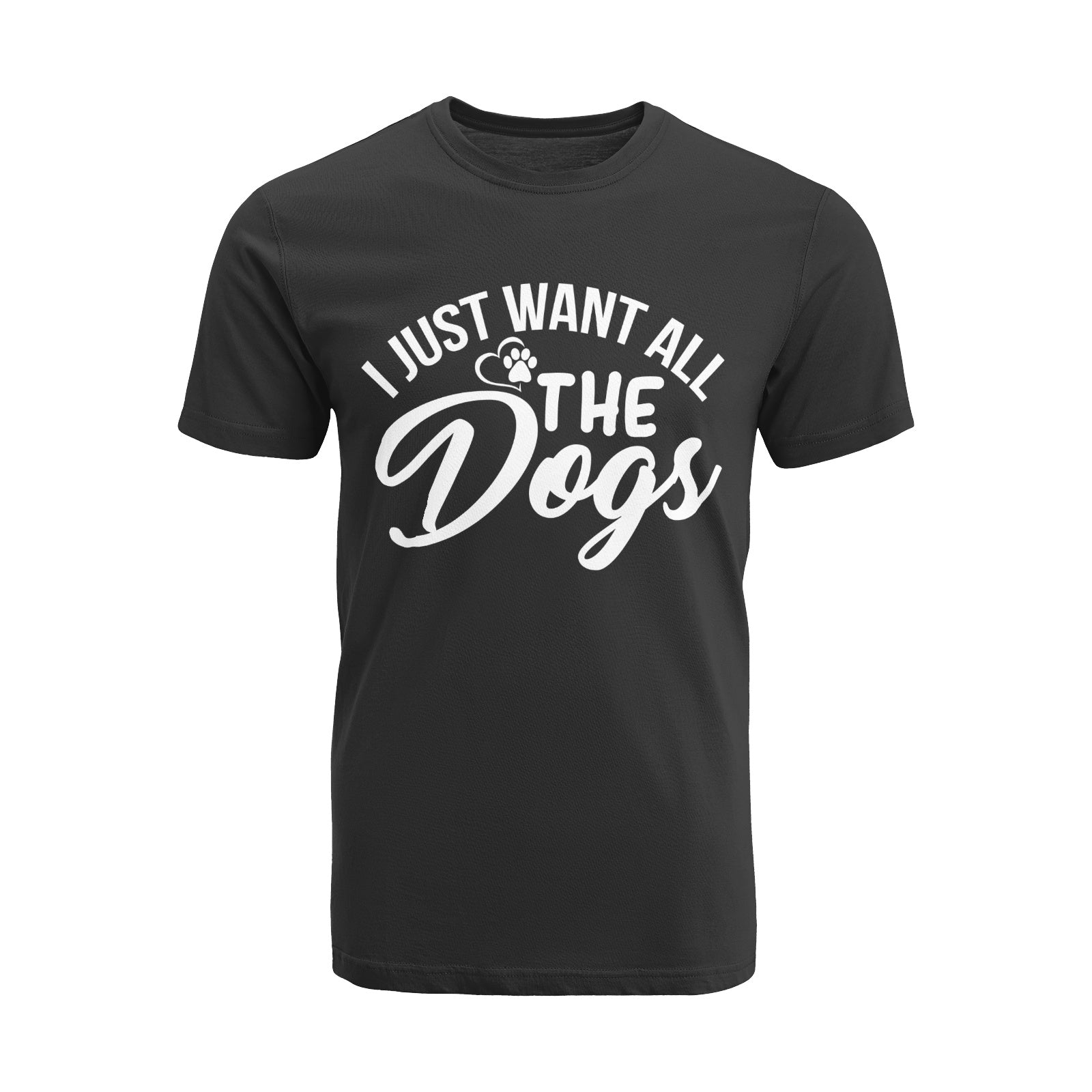 Unisex Short Sleeve Crew Neck Cotton Jersey T-Shirt DOG 01 - Tara-Outfits.com