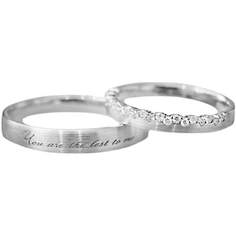 S925 Silver Couple Rings For Men And Women - DromedarShop.com Online Boutique