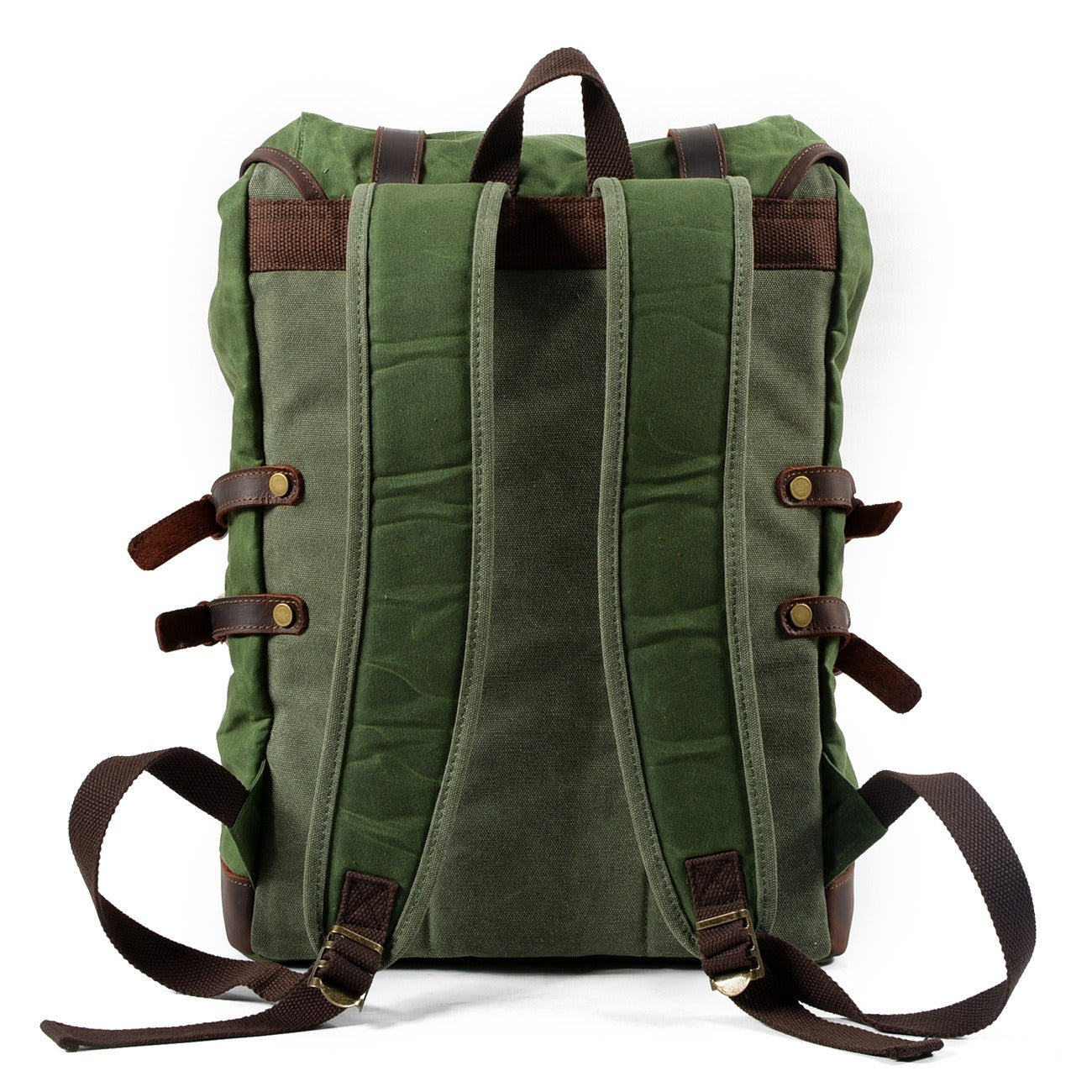 Canvas Casual Shoulder Backpack Waterproof Outdoor Travel Bag Student Schoolbag
