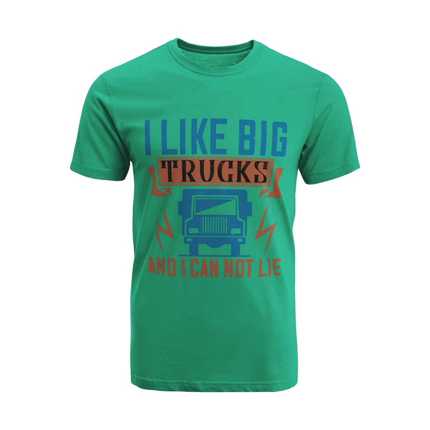 Unisex Short Sleeve Crew Neck Cotton Jersey T-Shirt TRUCK 14