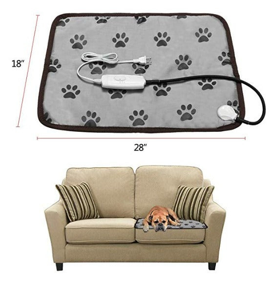 Pet Electric Blanket Waterproof, Anti Seize and Wear Resistant Adjustable Temperature Thermostatic Dog Pad 110V - DromedarShop.com Online Boutique
