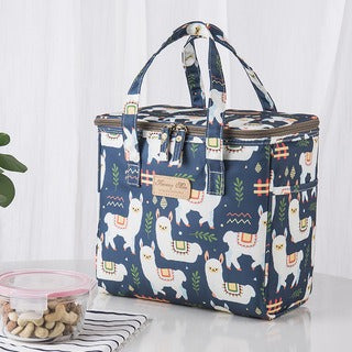 Picnic Insulation Bag Large Portable Waterproof Ice Bag Portable Canvas Lunch Bag