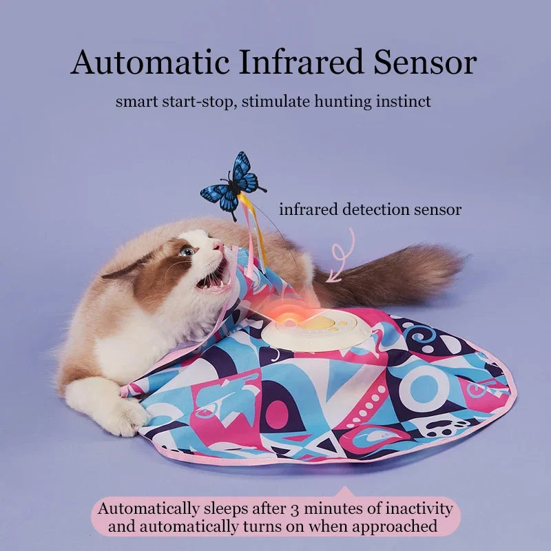 Fluttering Butterfly Interactive Cat Toys