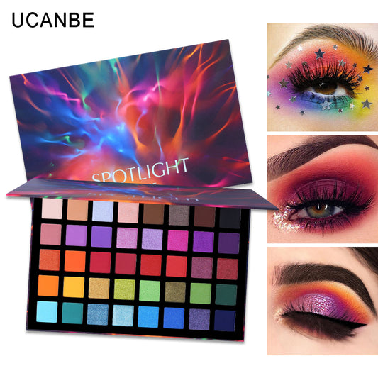 Ucanbe 40 Color Spotlight Shimmering Matte Color Eyeshadow Palette