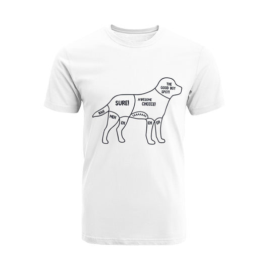Unisex Short Sleeve Crew Neck Cotton Jersey T-Shirt DOG 28