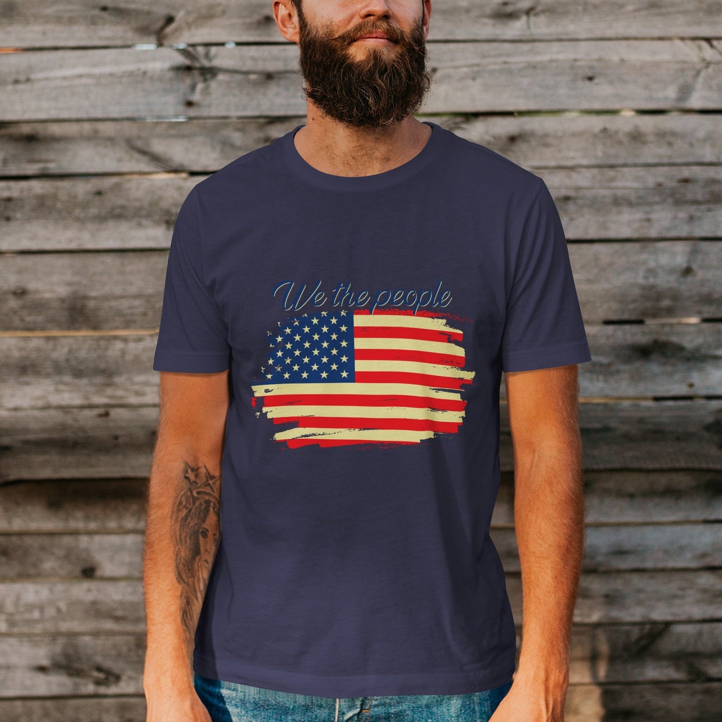 Unisex Short Sleeve Crew Neck Cotton Jersey T-Shirt USA 26