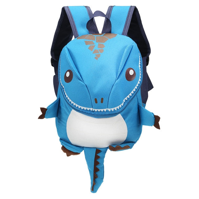 3D Dinosaur Backpack For Children Waterproof Small Bag