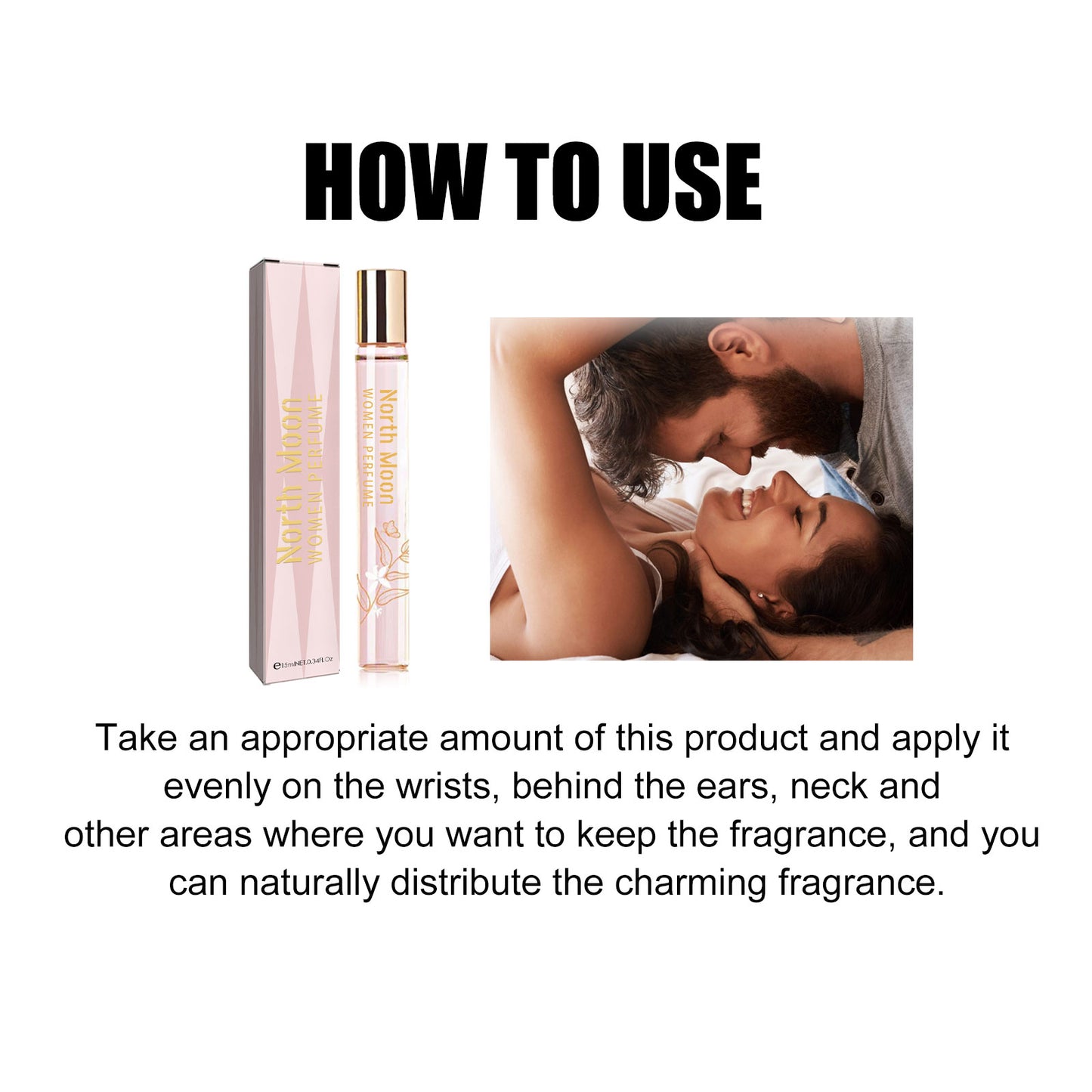 North Moon Women's roll-on perfume with natural pheromones