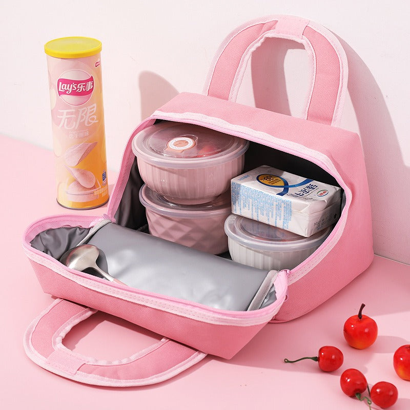 Kids Lunch Box Handbag Large Capacity Heat Preservation