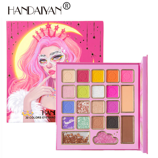 HANDAIYAN 30 Colors Mask Queen Eyeshadow Palette