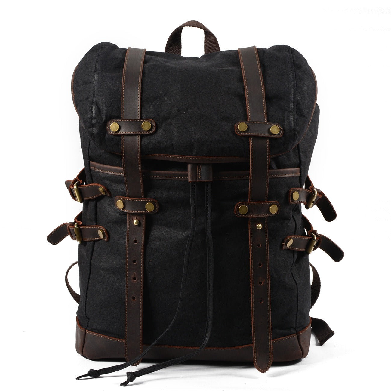 Canvas Casual Shoulder Backpack Waterproof Outdoor Travel Bag Student Schoolbag
