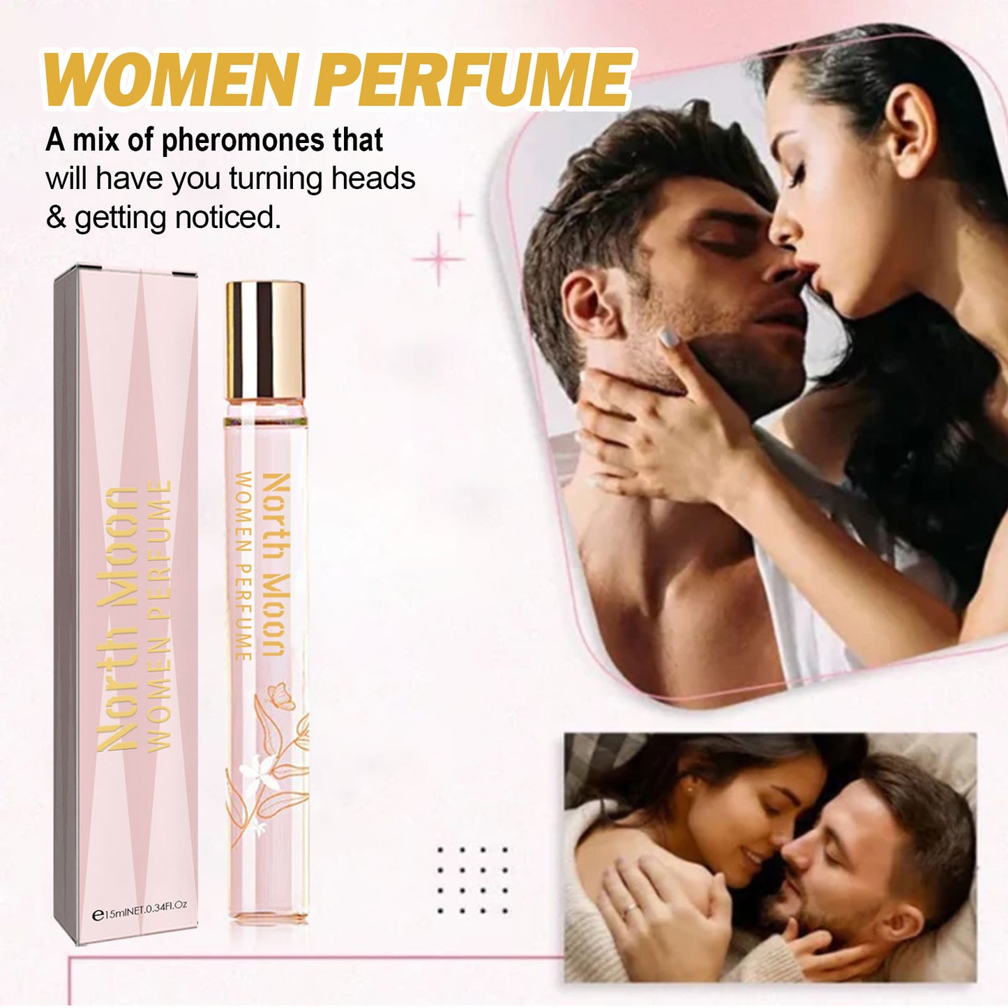 North Moon Women's roll-on perfume with natural pheromones