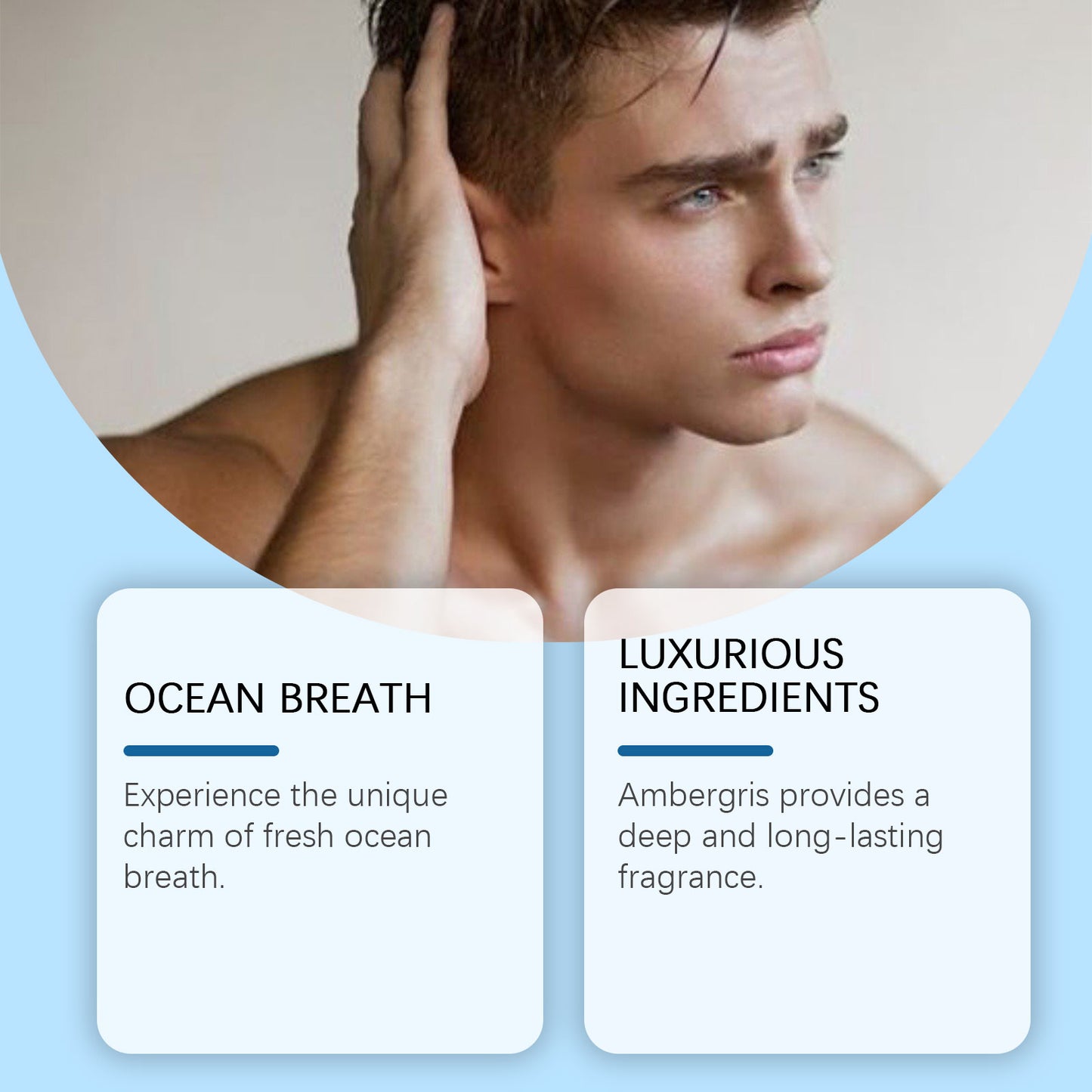 Noble Ambergris Blue Ocean Perfume for Men