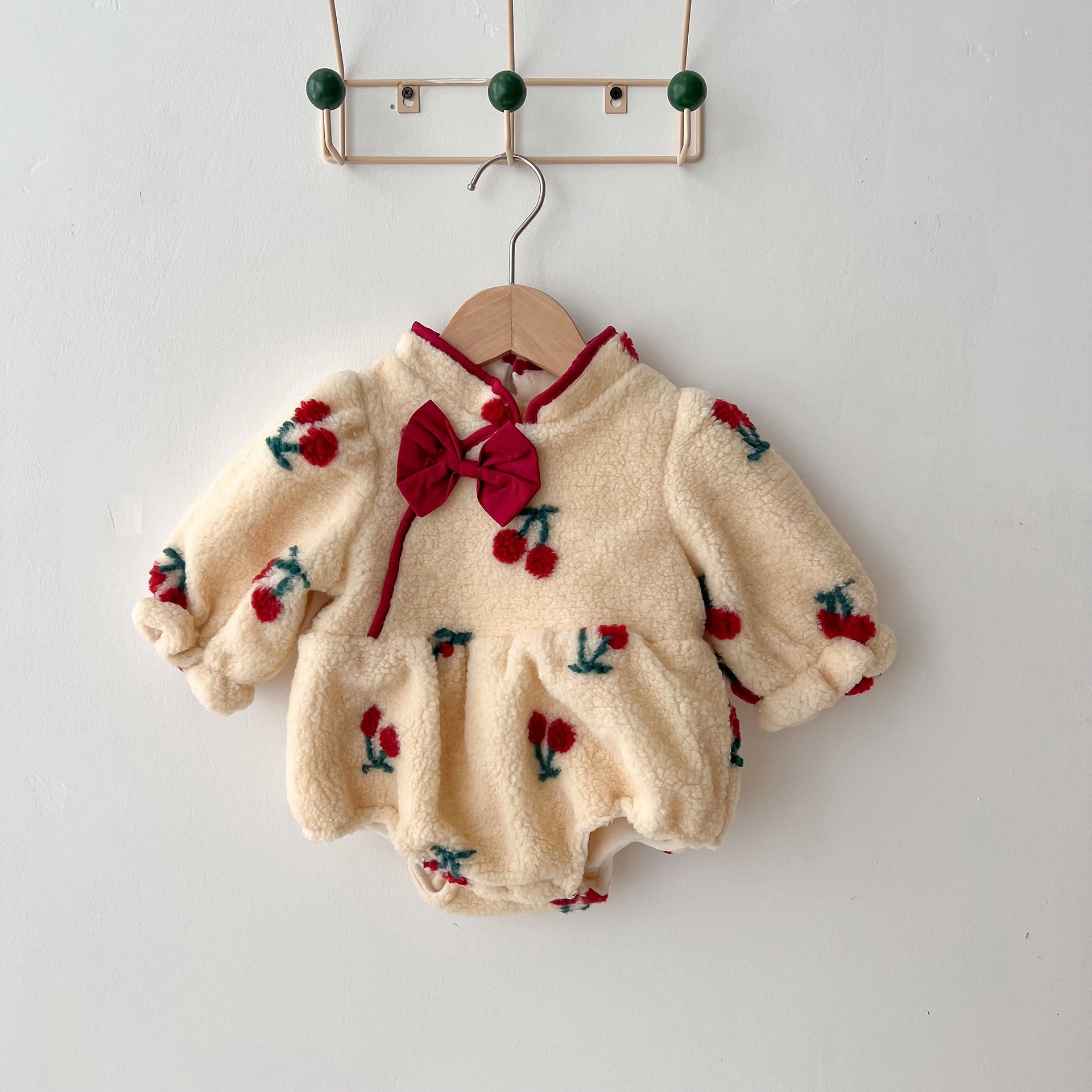 Girl Baby One-Piece  Plush Warm Clothes - DromedarShop.com Online Boutique