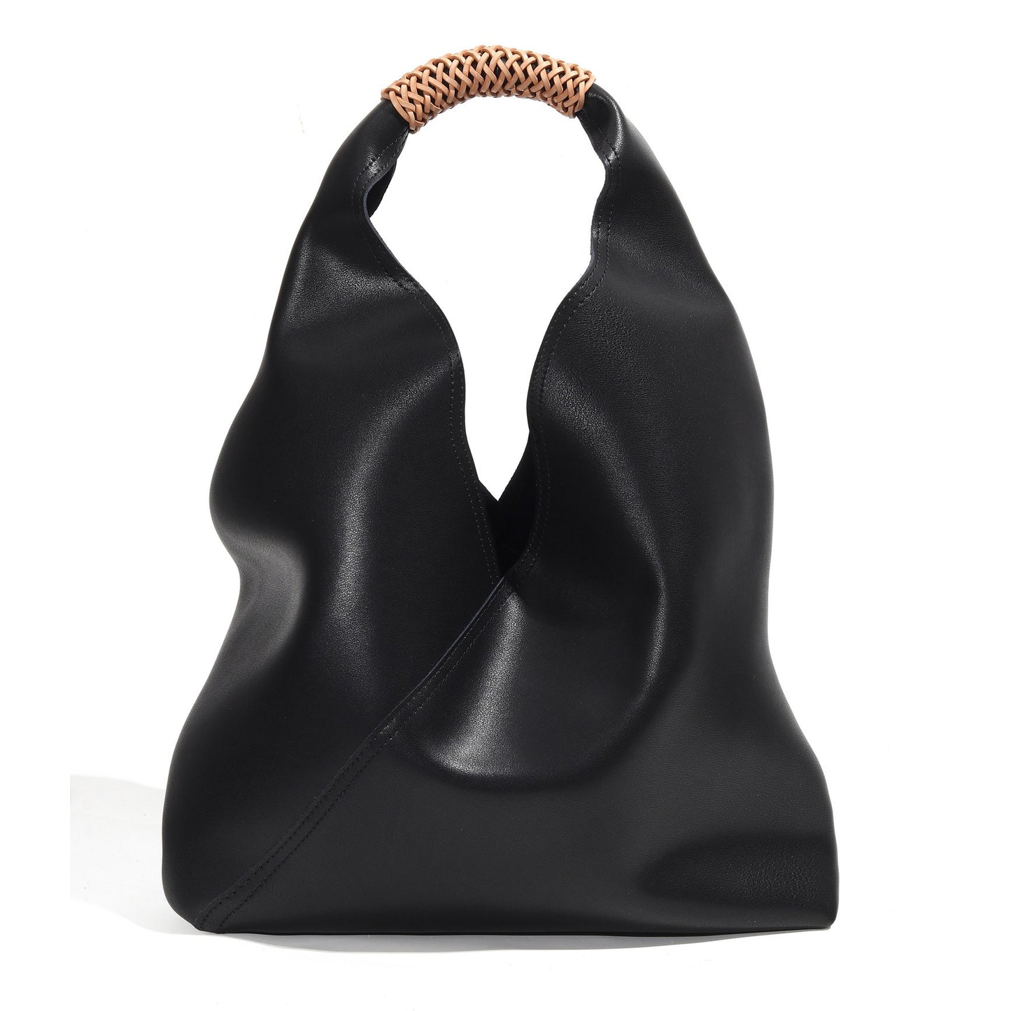 Women's Leather Fashion Portable Shoulder Bag Large Capacity Tote Bag