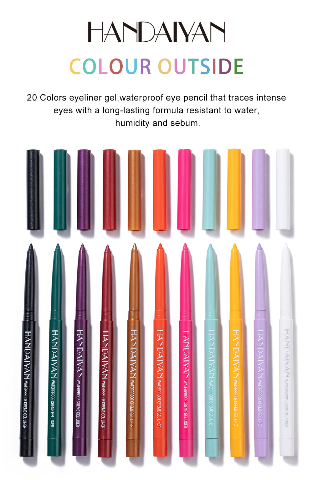 HANDAIYAN Eyeliner Gel Pen Quick-Drying Waterproof