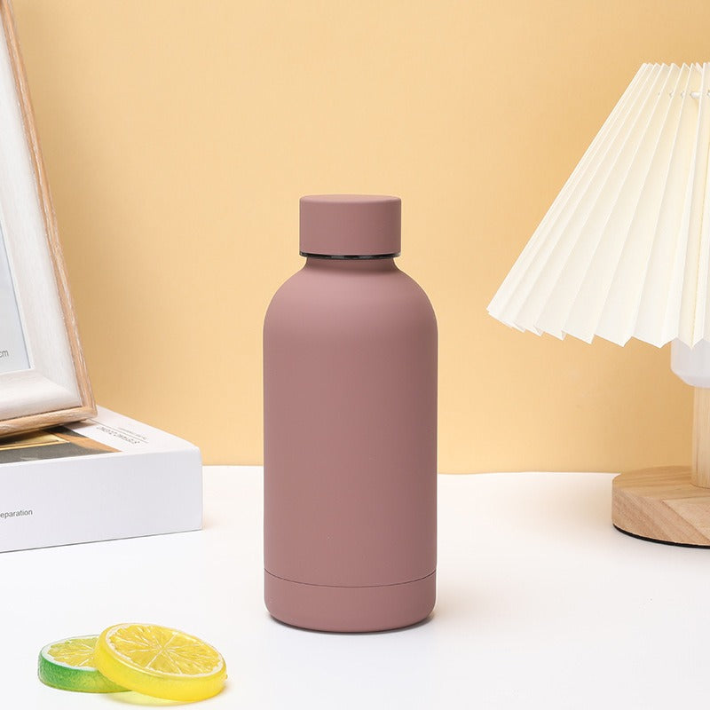 350/500/750ML Double-Wall Stainless Steel Leak-proof Thermal Vacuum Flask Insulated Water Bottle Sports Coffee Straight Body
