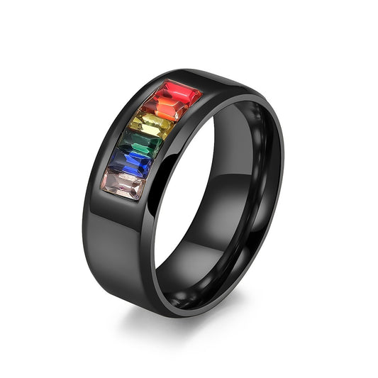 Titanium Steel Finger Ring Couple Hand Jewelry - DromedarShop.com Online Boutique
