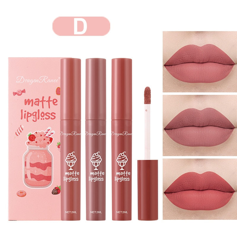 Matte Velvet Nourish Moisturize Waterproof Liquid Lip Gloss - DromedarShop.com Online Boutique