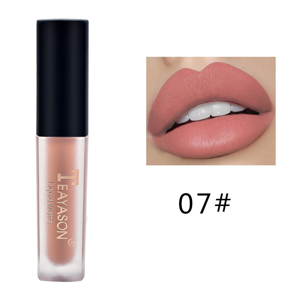 Moisturizing Nude Waterproof Velvet Matte Liquid Lip Gloss - DromedarShop.com Online Boutique