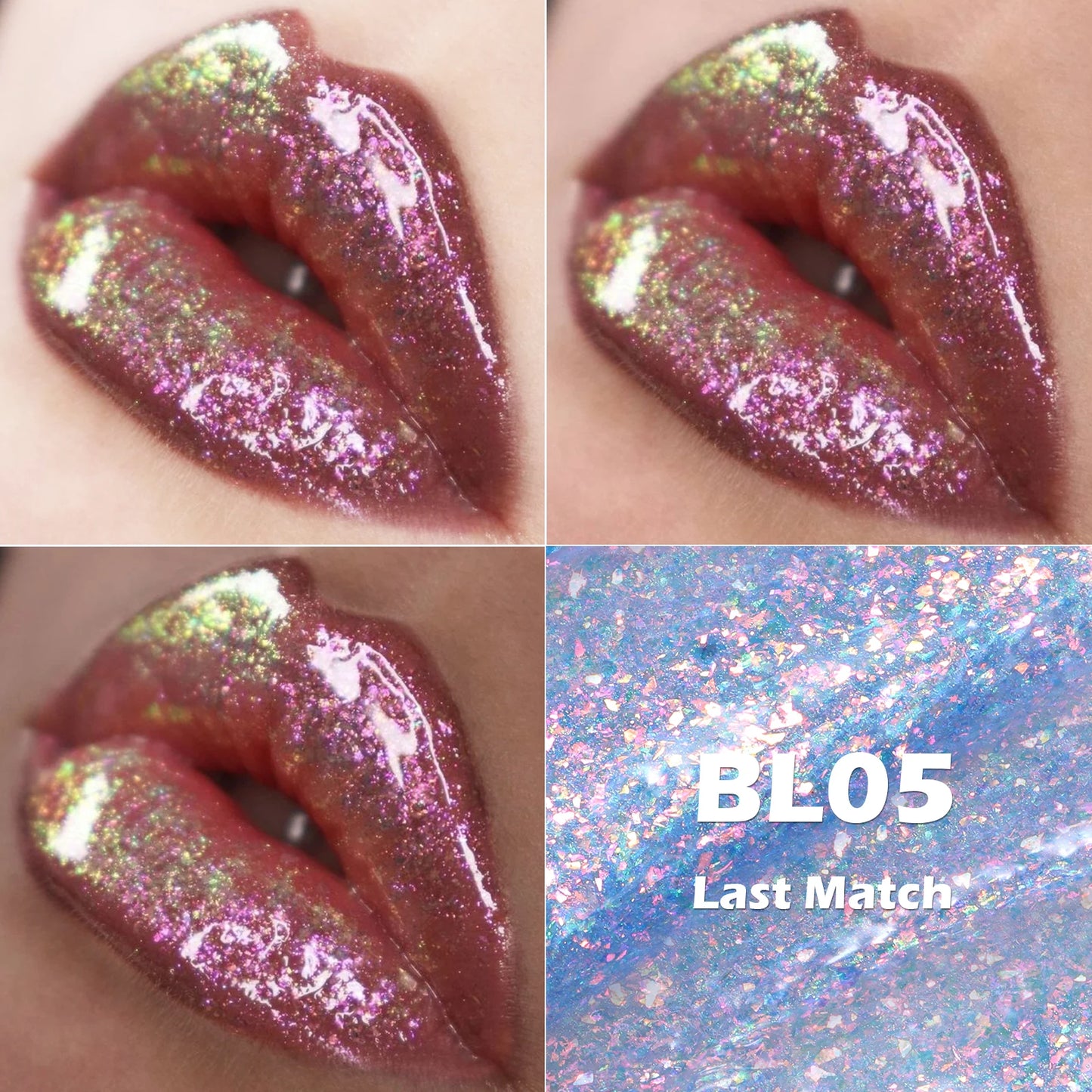 6 Colors Chameleon Glitter Lip Gloss Lasting Moisturizing Liquid Lipstick