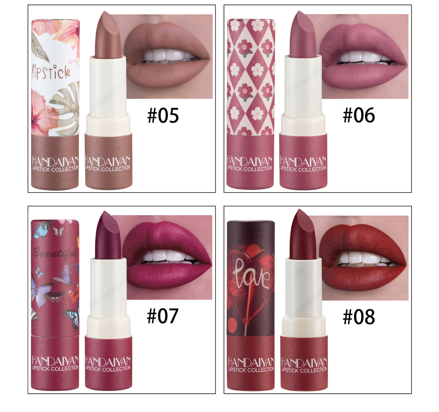 Matte Long Lasting Waterproof Lipstick - DromedarShop.com Online Boutique
