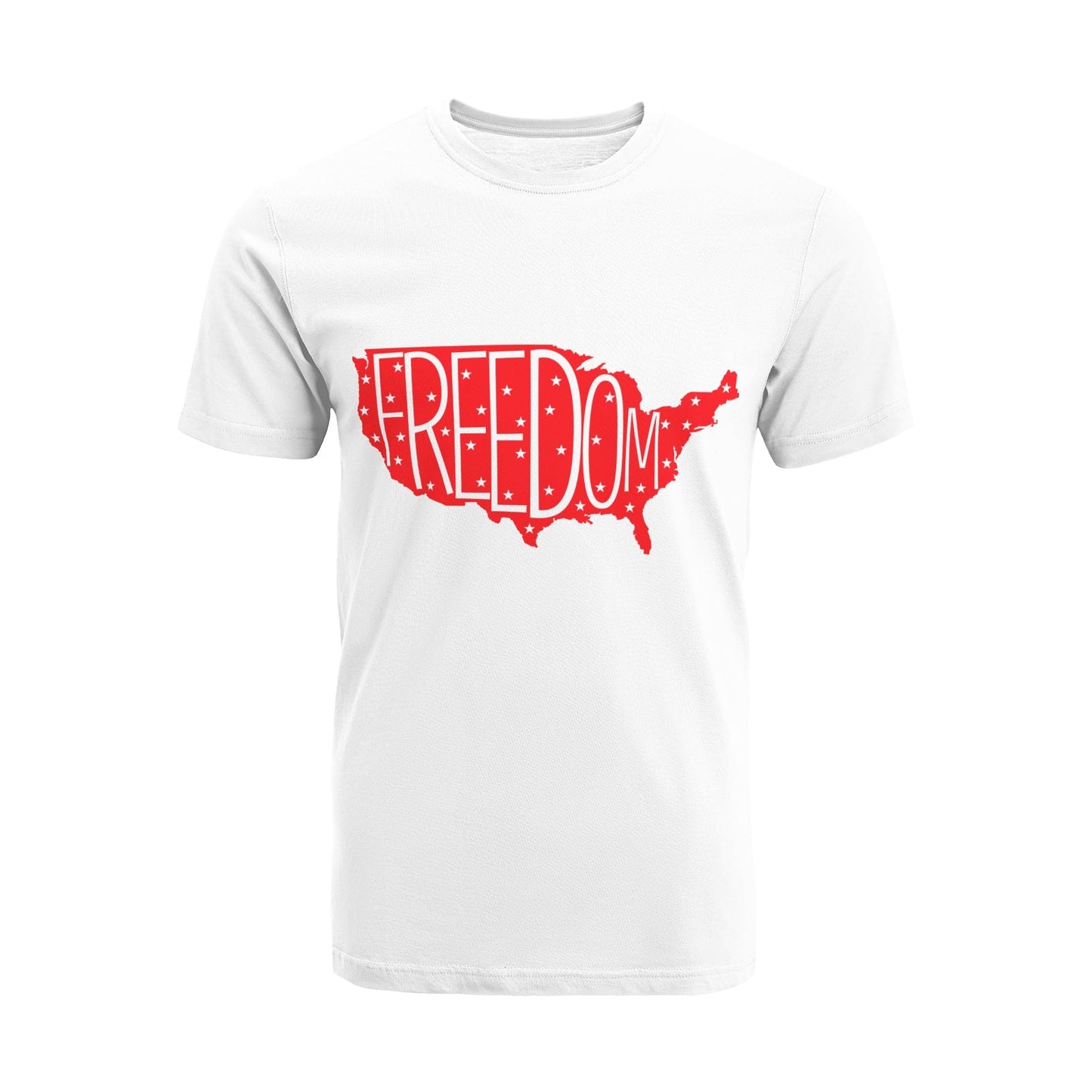 Unisex Short Sleeve Crew Neck Cotton Jersey T-Shirt USA 19