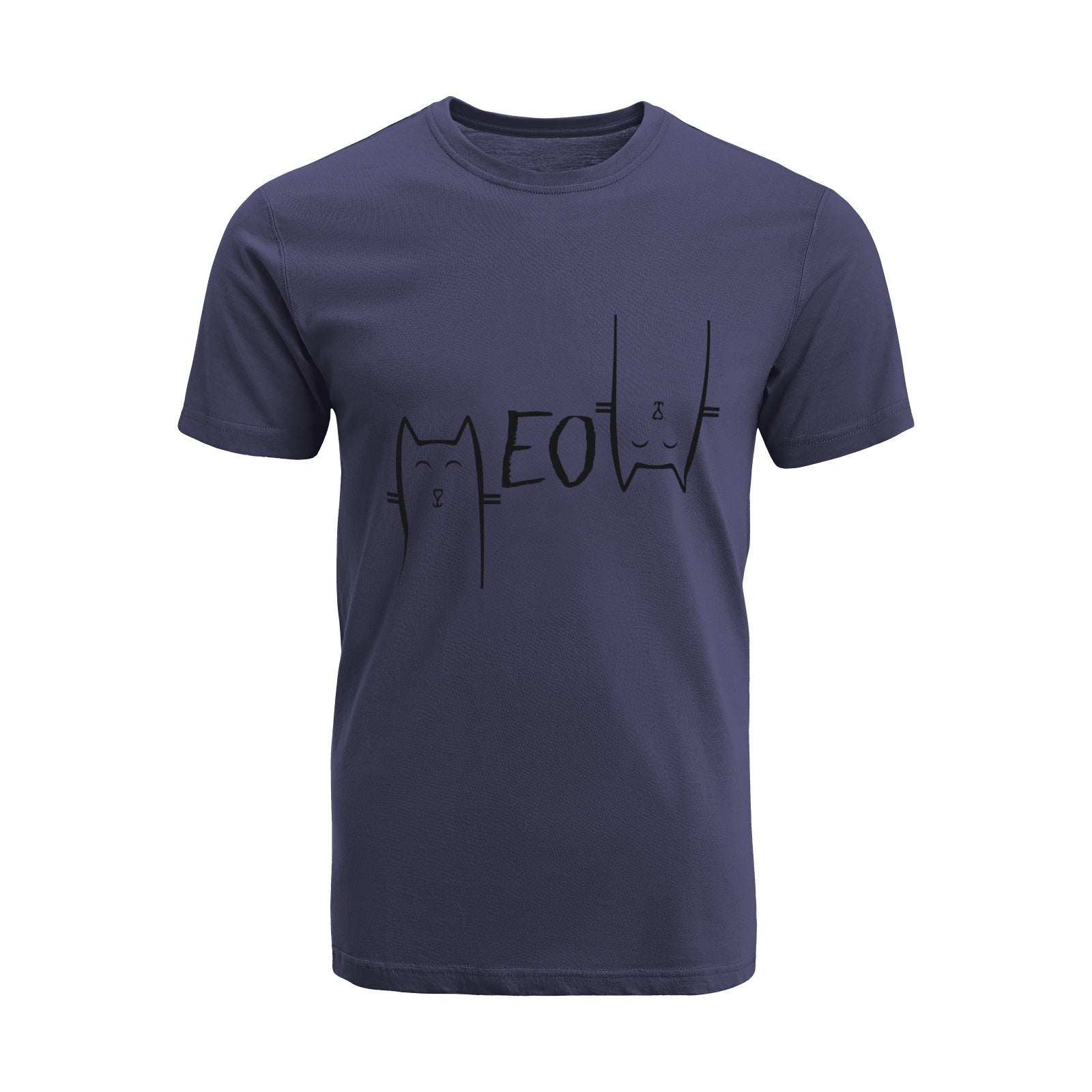 Unisex Short Sleeve Crew Neck Cotton Jersey T-Shirt CAT 06 - Tara-Outfits.com