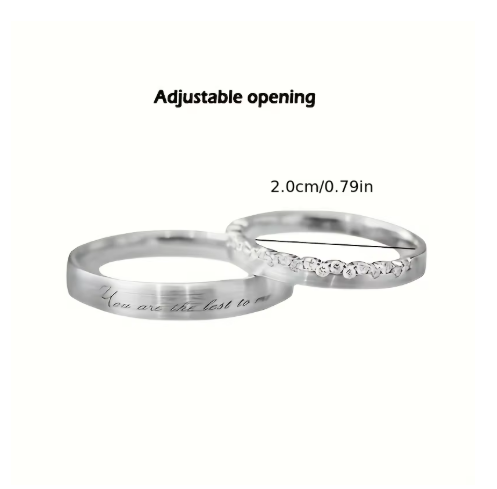 S925 Silver Couple Rings For Men And Women