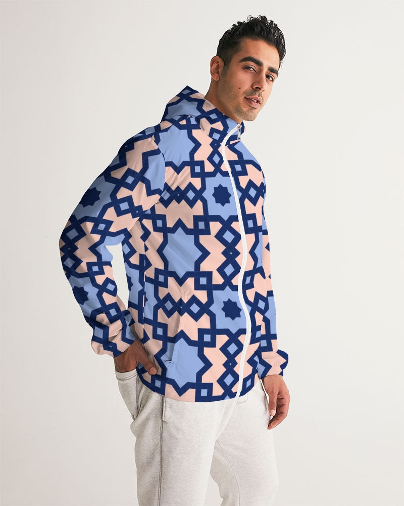The Square Arabic pattern Men's Windbreaker DromedarShop.com Online Boutique