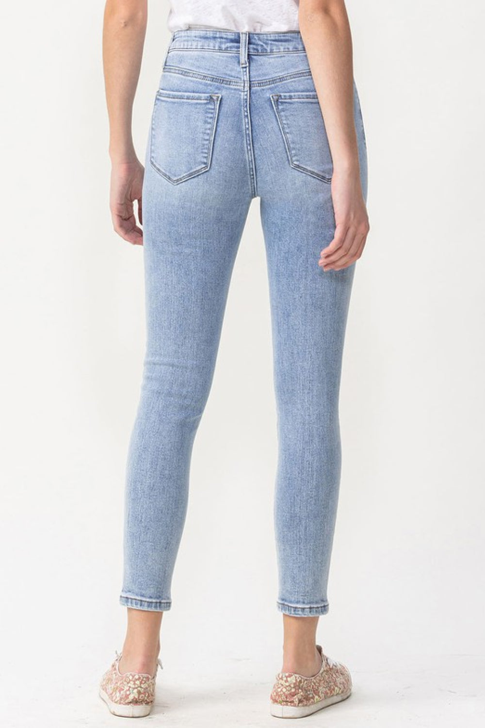 Lovervet Full Size Talia High Rise Crop Skinny Jeans - DromedarShop.com Online Boutique