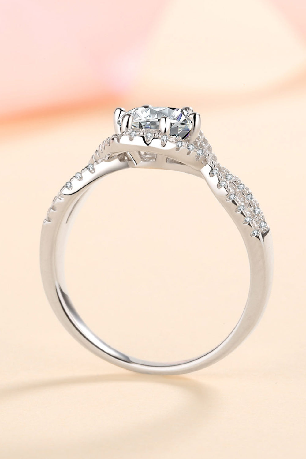 Feel The Joy 925 Sterling Silver Moissanite Ring - DromedarShop.com Online Boutique