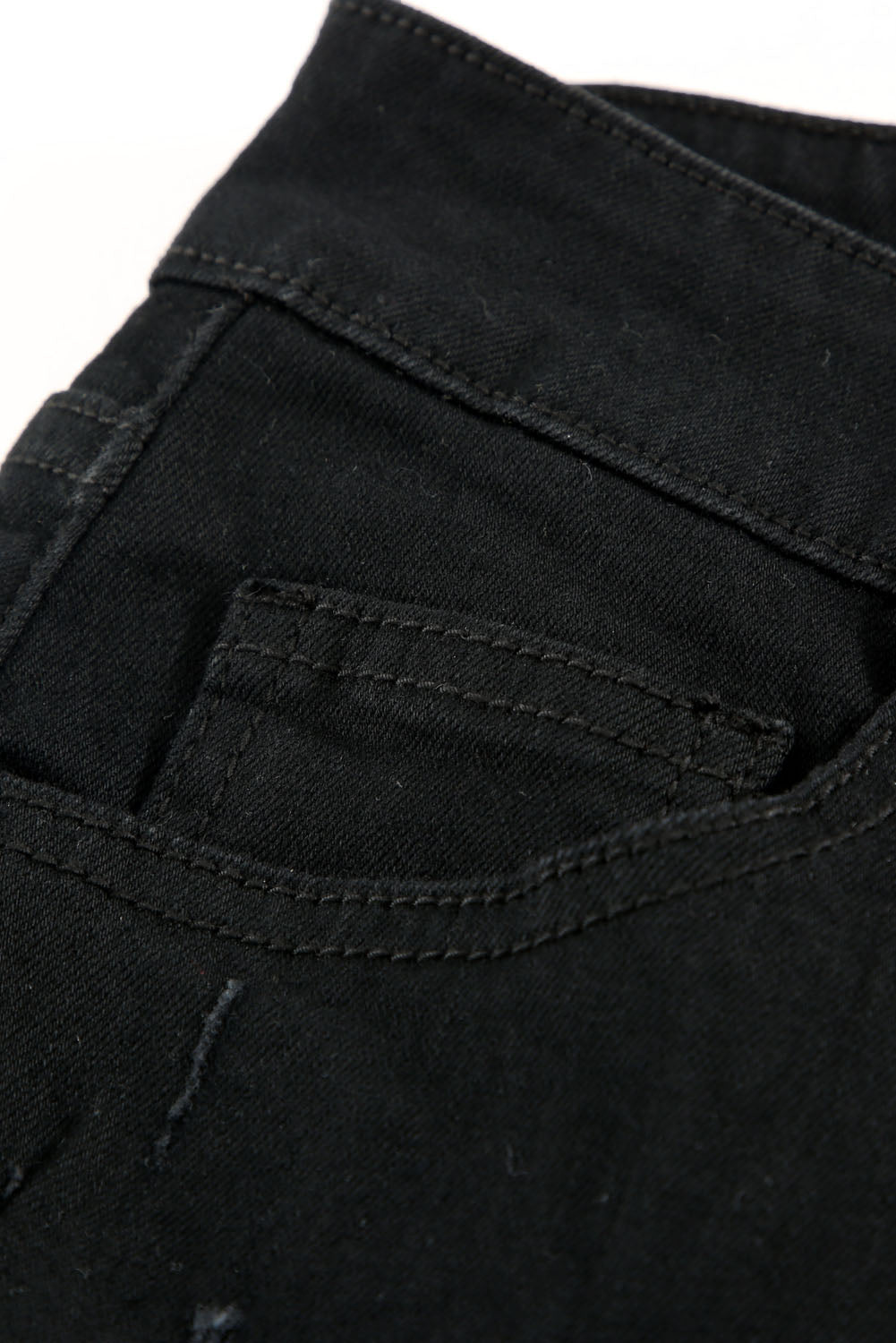 Distressed Cuffed Denim Shorts - DromedarShop.com Online Boutique
