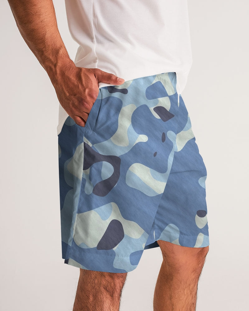 Blue Maniac Camouflage Men's Jogger Shorts DromedarShop.com Online Boutique